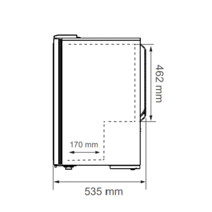 Nevera Vertical Imbera de 84 Litros (NV120) - Imagen 4