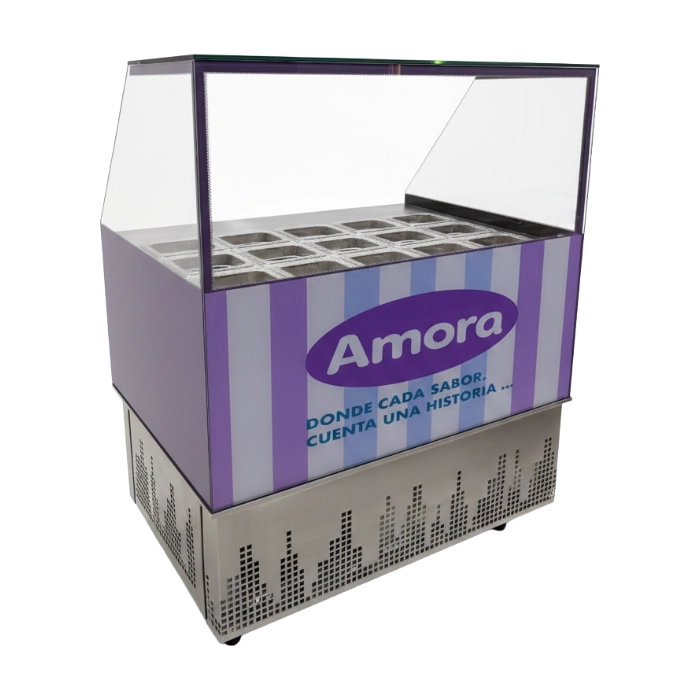 Vitrina Topinera Cubik Refrigerada de 1.50Mts - Imagen 2